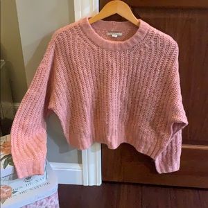 American Eagle crop knit sweater